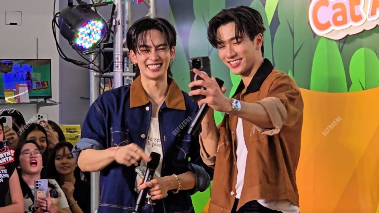 20250601 Perth Santa ช่วงรวมพล น่ารักมาก ทั้งสองคนลุยไปหาแฟนๆอีกแล้ว ใครอยู่ด้อมนี้ ไปไหนไม่รอด 🤭🤭😍😍