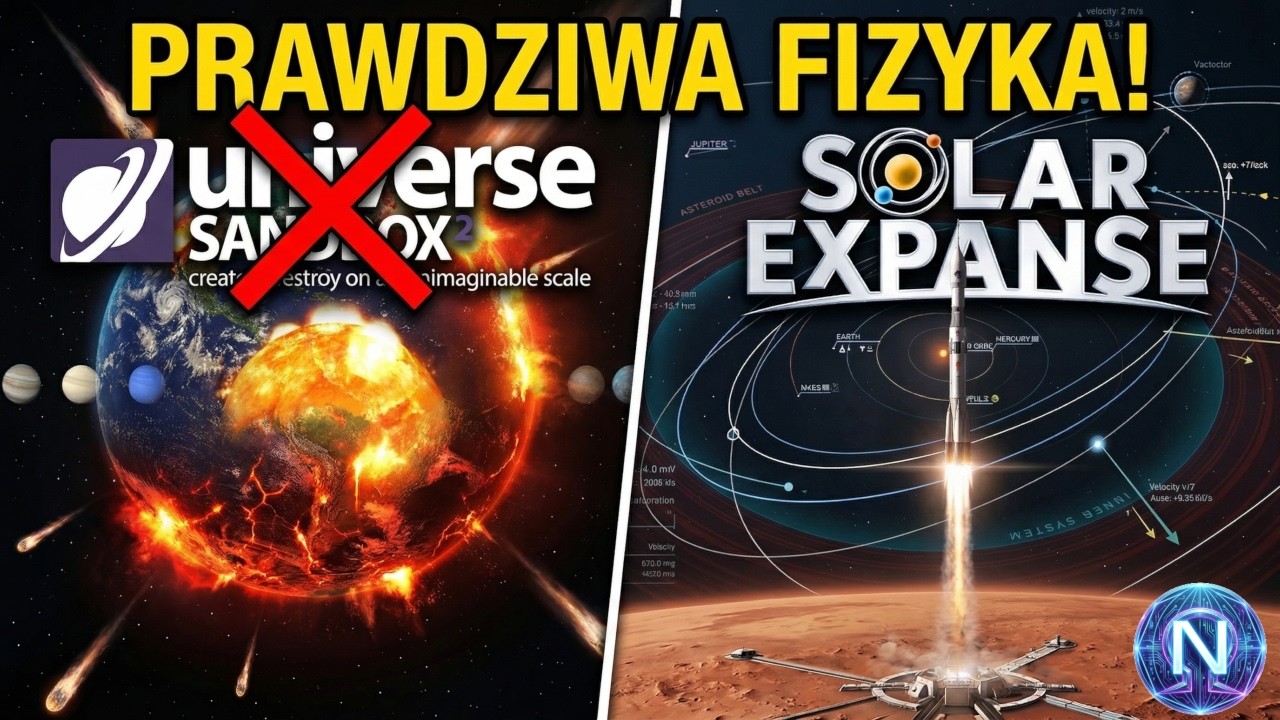 Jeśli lubisz Universe Sandbox, musisz zobaczyć TĘ polską grę! - Solar Expanse PL #1