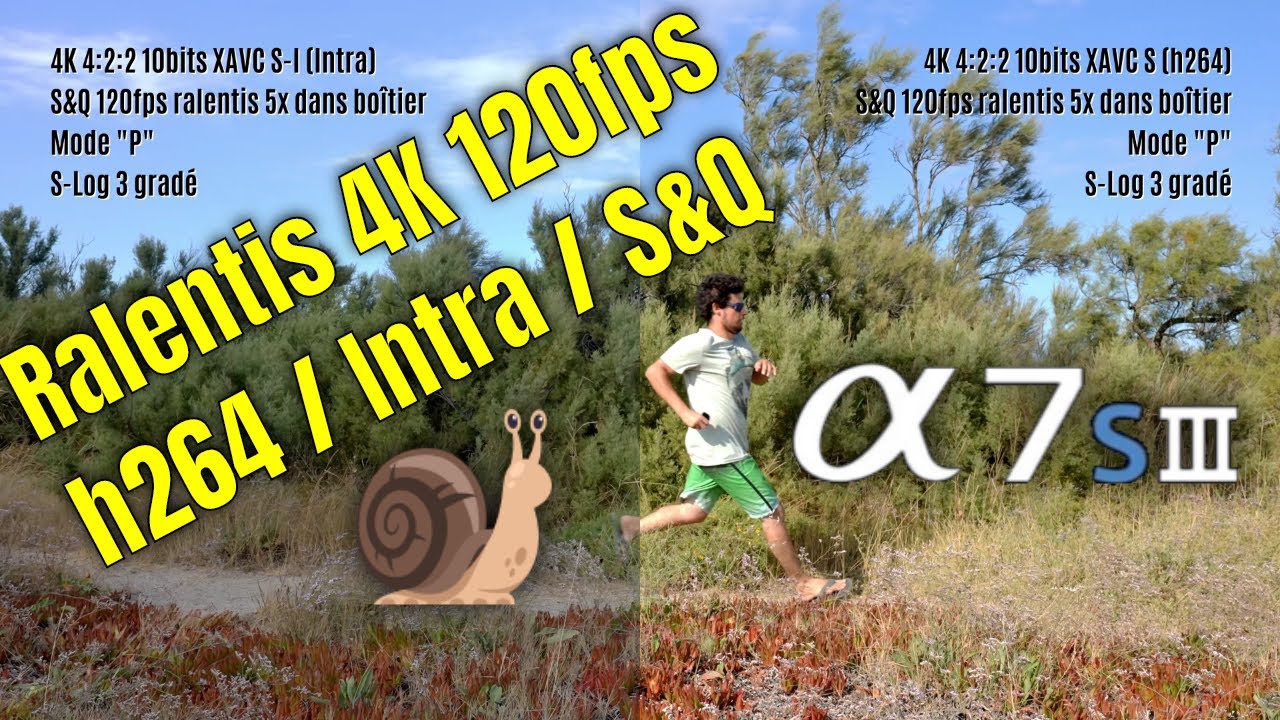 Sony A7Siii : il RALENTIT le temps [Test 4] 4K 120fps 4:2:2 10bits (h264 / intra / S&Q)