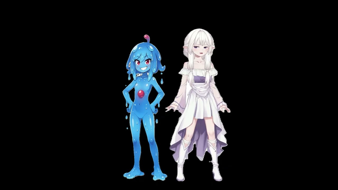 Slime & Elf based Queens - dedicated to @LeaflitAsari  & @Powdur