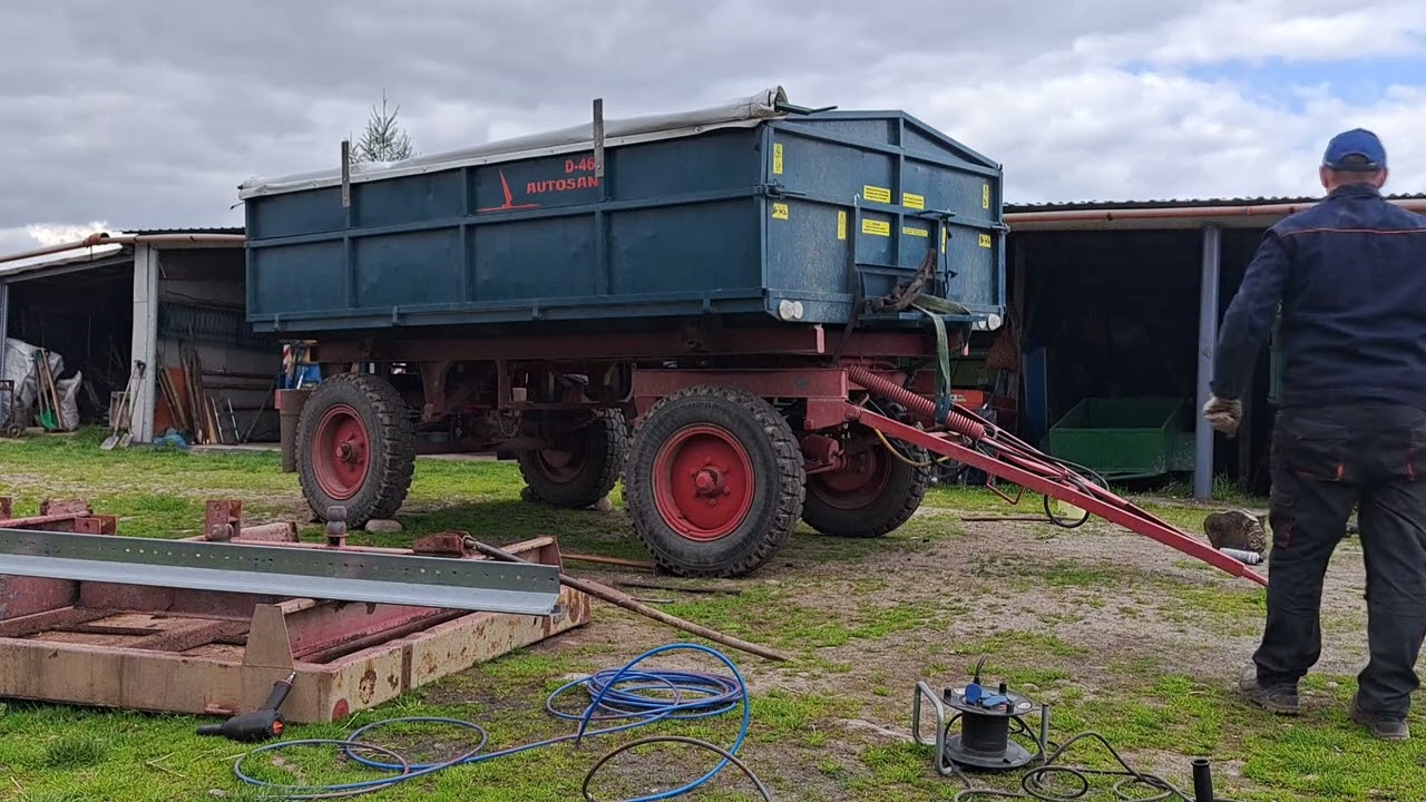 Wymiana resorów w D46 #tractor #agriculture #naprawa #warsztat @GRAOPLON@MilenialsiXD #autosan