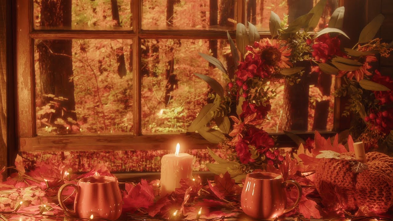 Autumn by the Window ASMR: Crunchy, Crinkly, Crackly Sounds of the Fall Season!