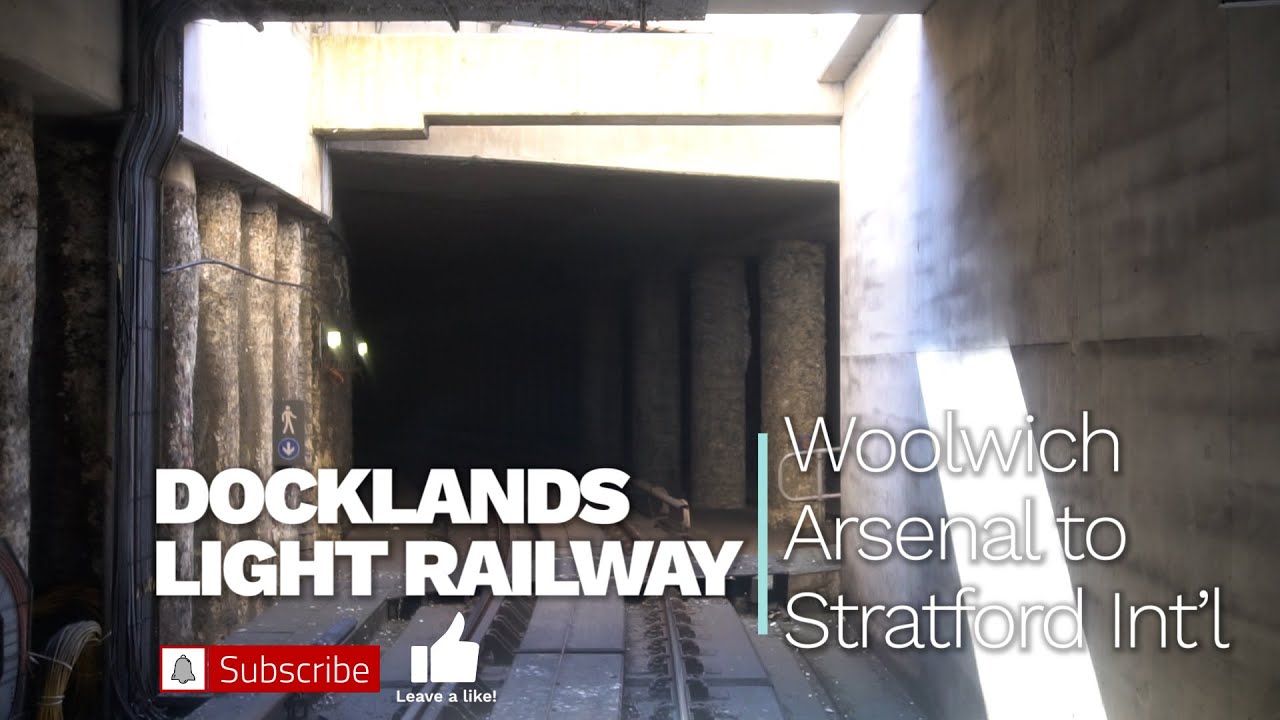 DLR Woolwich Arsenal-Stratford International Cab Ride