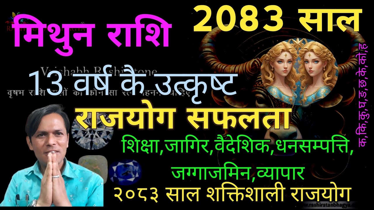 मिथुन राशि ||13 वर्ष कै ठुलो सफलता || 2083 सालको राशिफल || Horoscope of 2083 years || Gemini 2083 