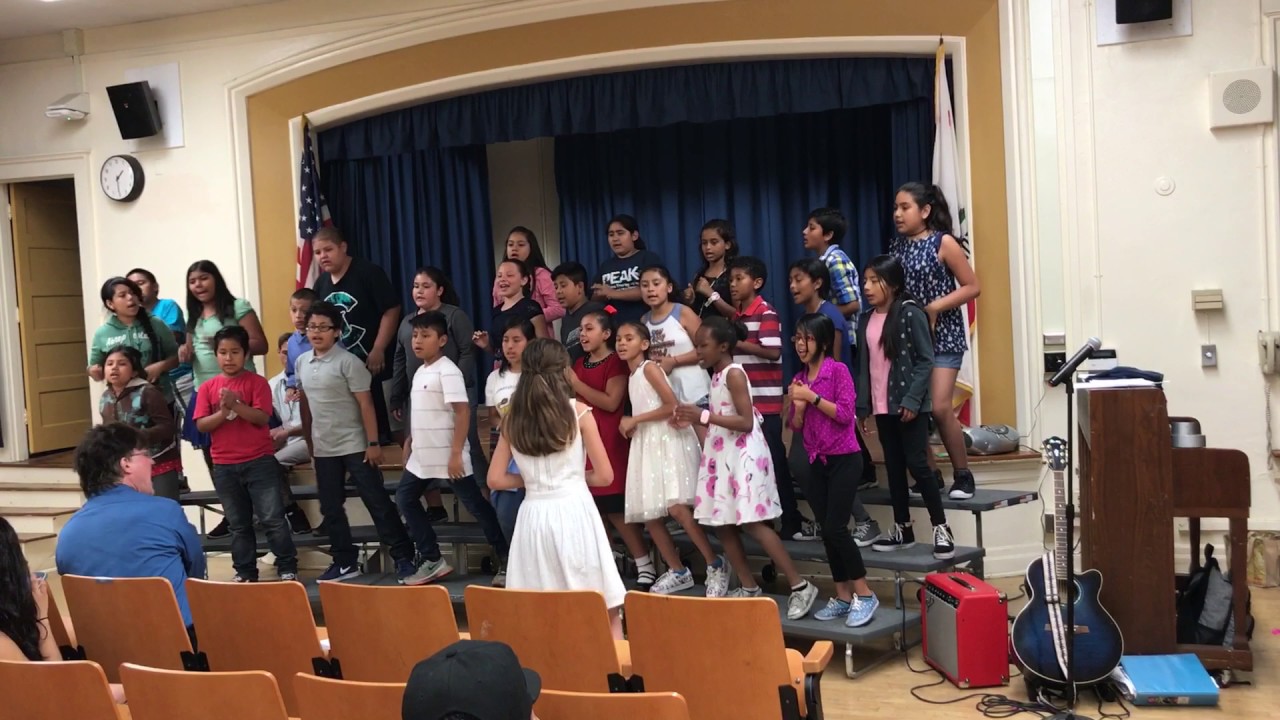2017 Lankershim School Chorus sings 