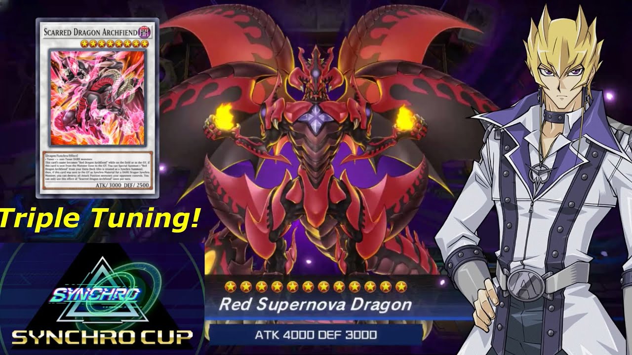 My Pure Red Dragon Archfiend Resonator Deck for Synchro Cup!