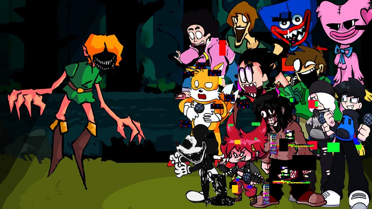 FNF - Sorrow But All Pibby Characters Sing It  🎤 (Every Turn a Different Character Sings)