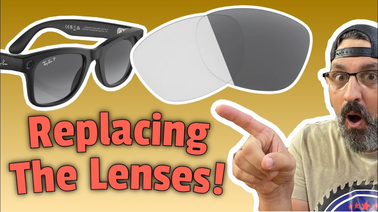 How to Change Lenses in Ray-Ban Wayfarer Meta Glasses | Install Indoor-Outdoor Transition Lenses!