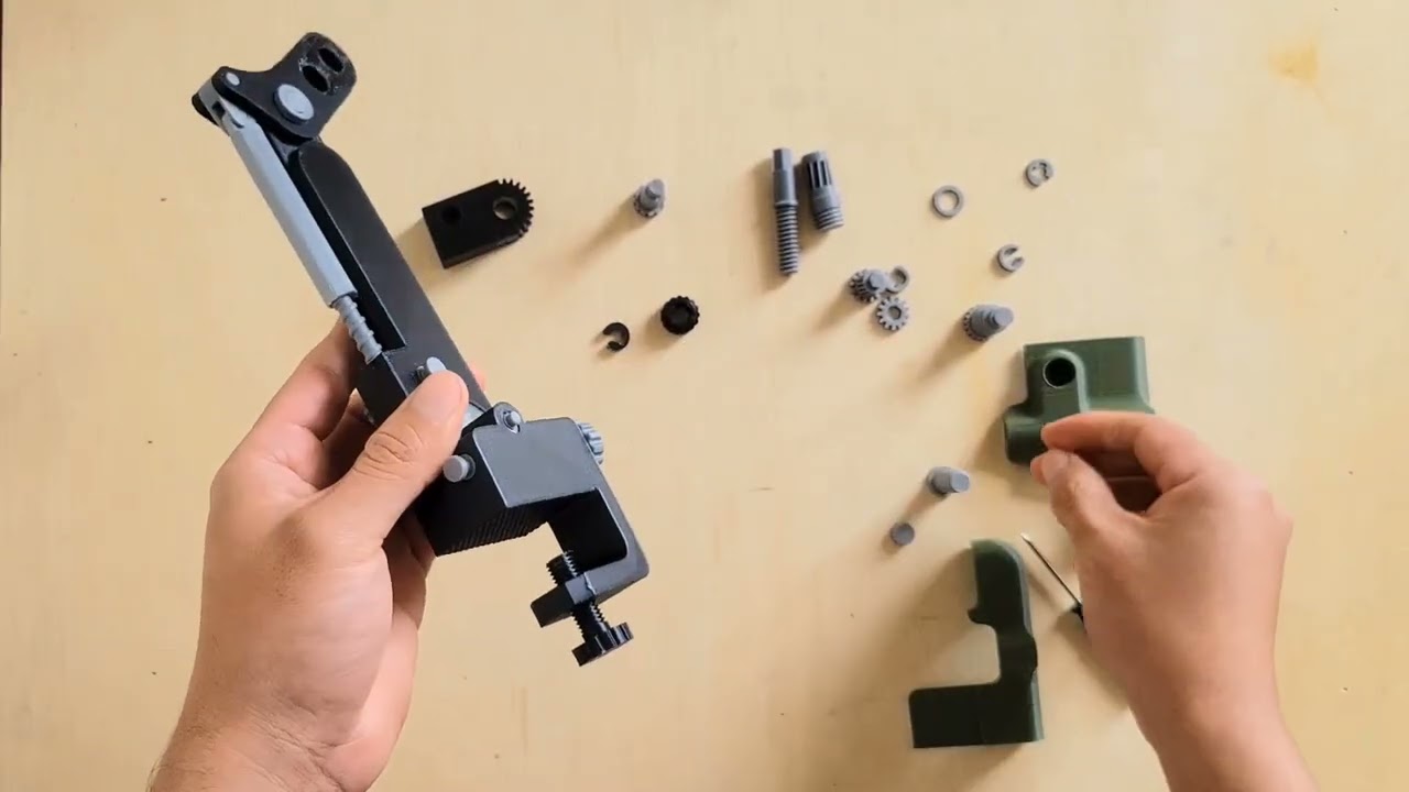 ARMADO DE SOPORTE ARTICULADO HECHO EN IMPRESION 3D