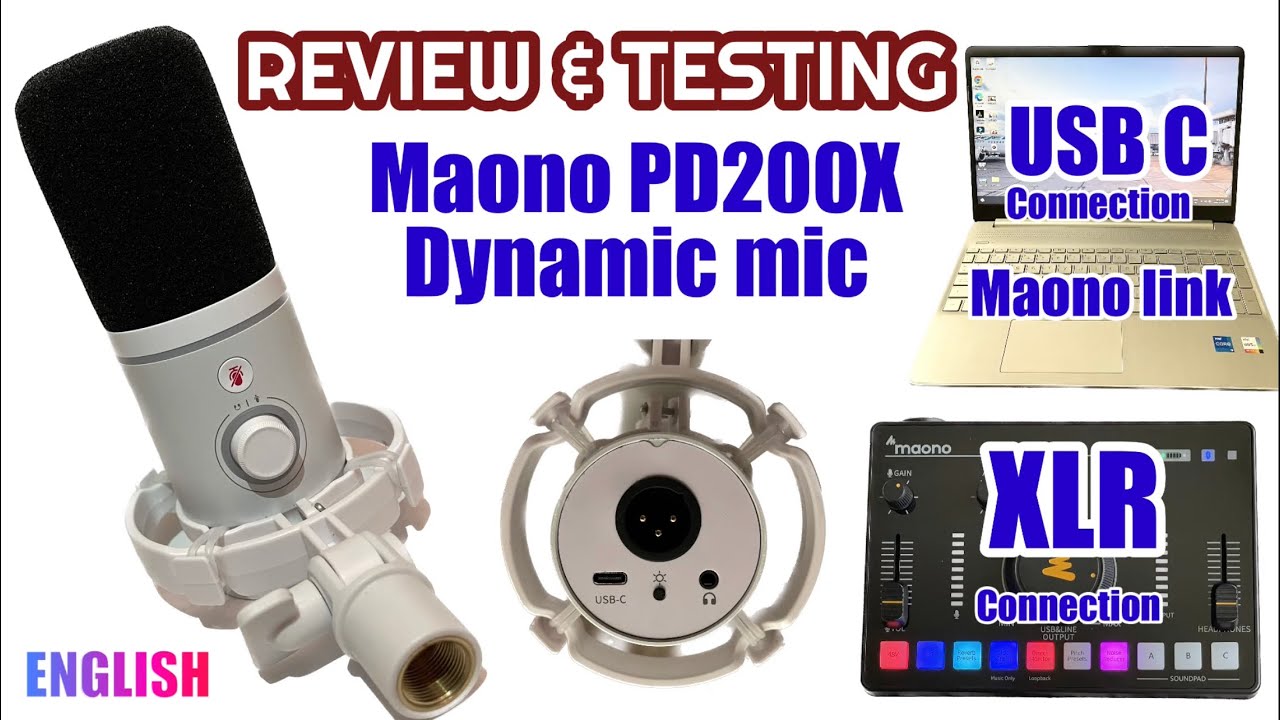 Maono PD200X USB/XLR Dynamic Mic Review and Testing