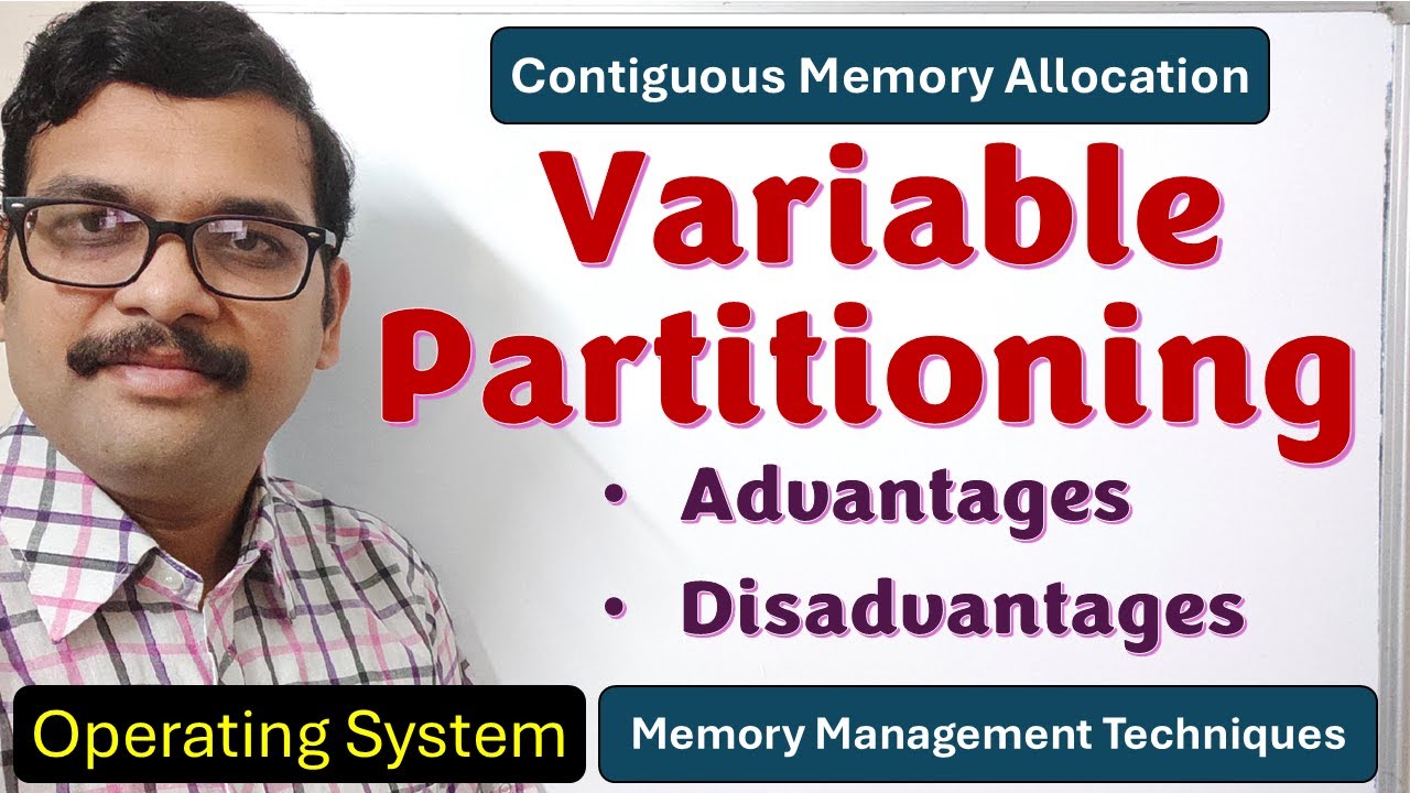 Variable Partitioning in Memory Allocation | Advantages & Disadvantages Explained | Contiguous | OS