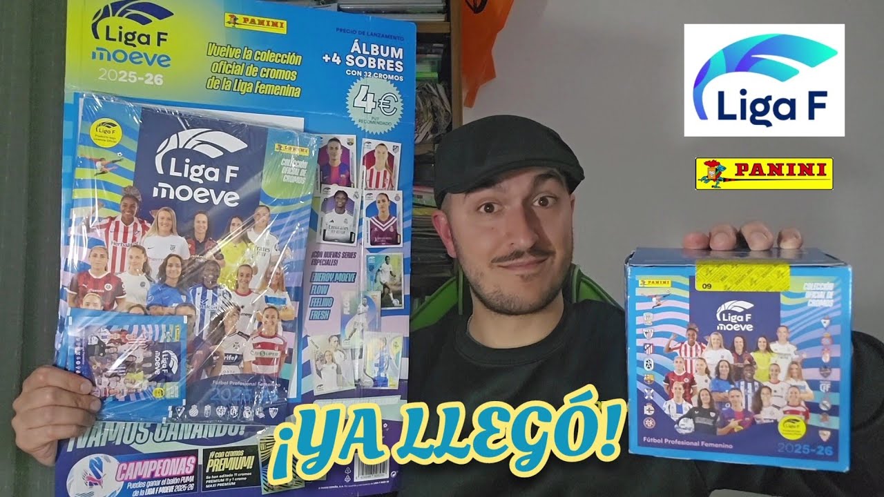 *ESTRENO* - Starter + Caja Completa *LIGA F MOEVE 2025-26* Stickers Panini - CROLOMOLO