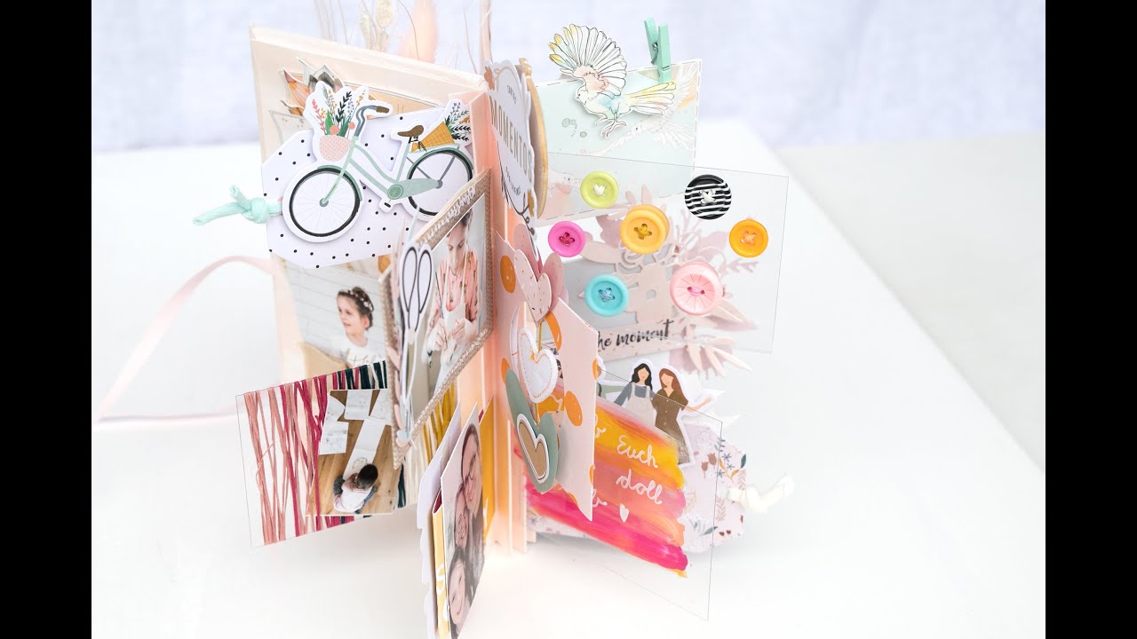 Mini Album as a decoration for the table
