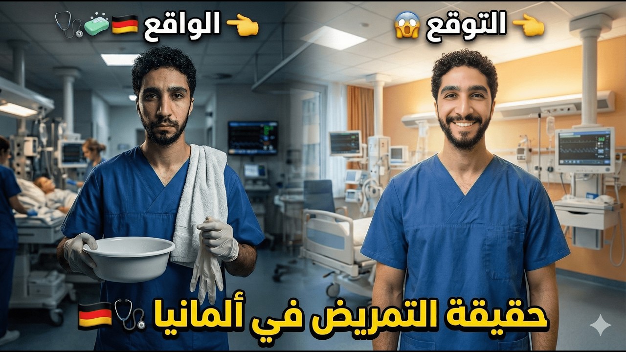 روتين ممرض في ألمانيا 🇩🇪: الصدمة التي لم يخبرني بها أحد! 😱