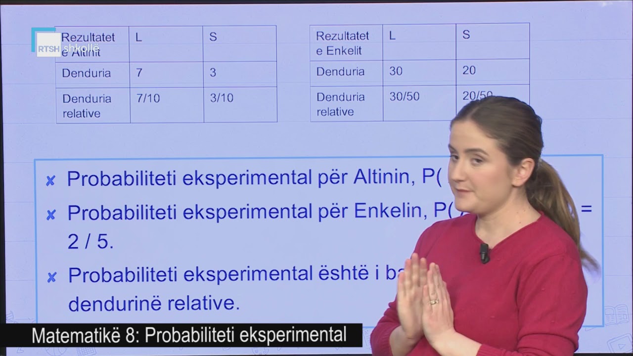 Matematikë 8 - Probabiliteti eksperimental