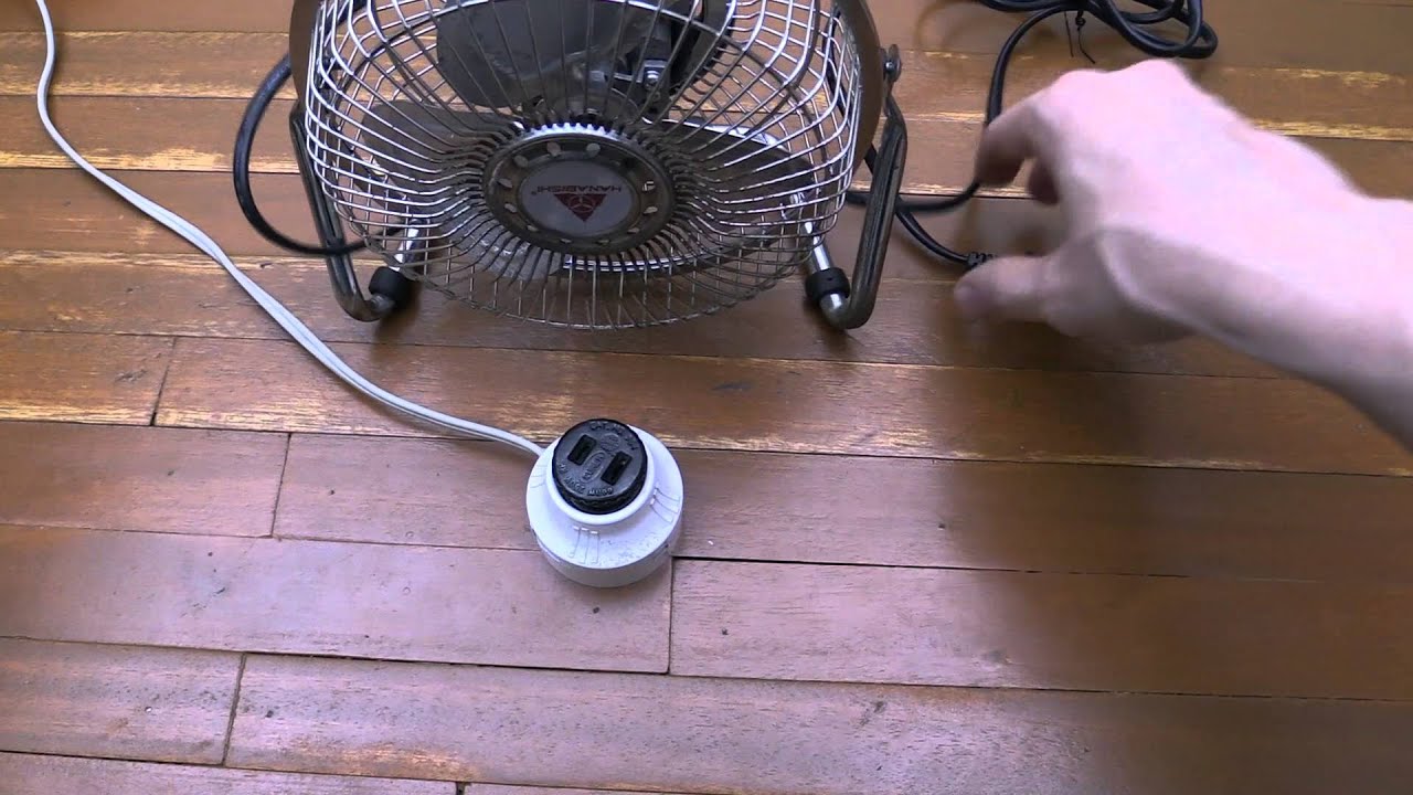 Convert light socket to AC socket