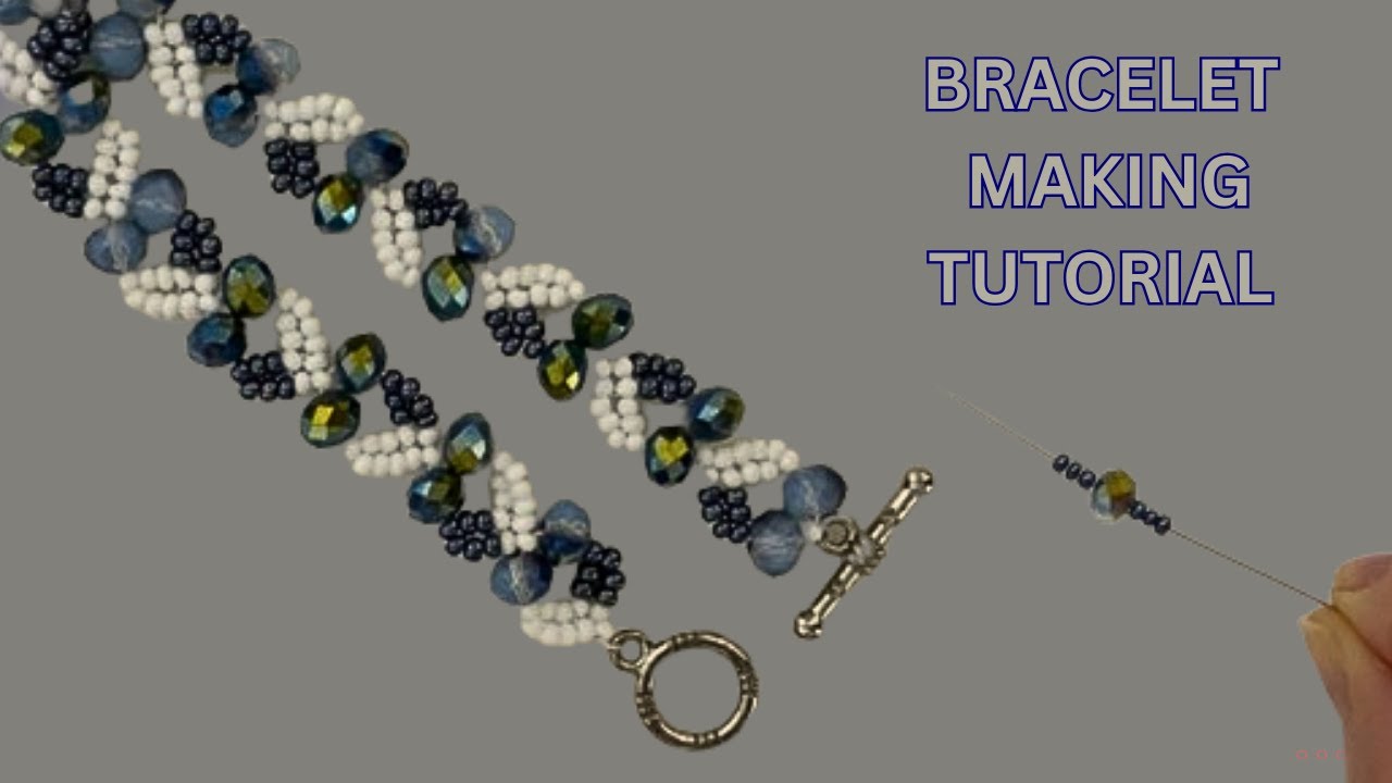 Beading tutorial. DIY bead bracelet / elegant design