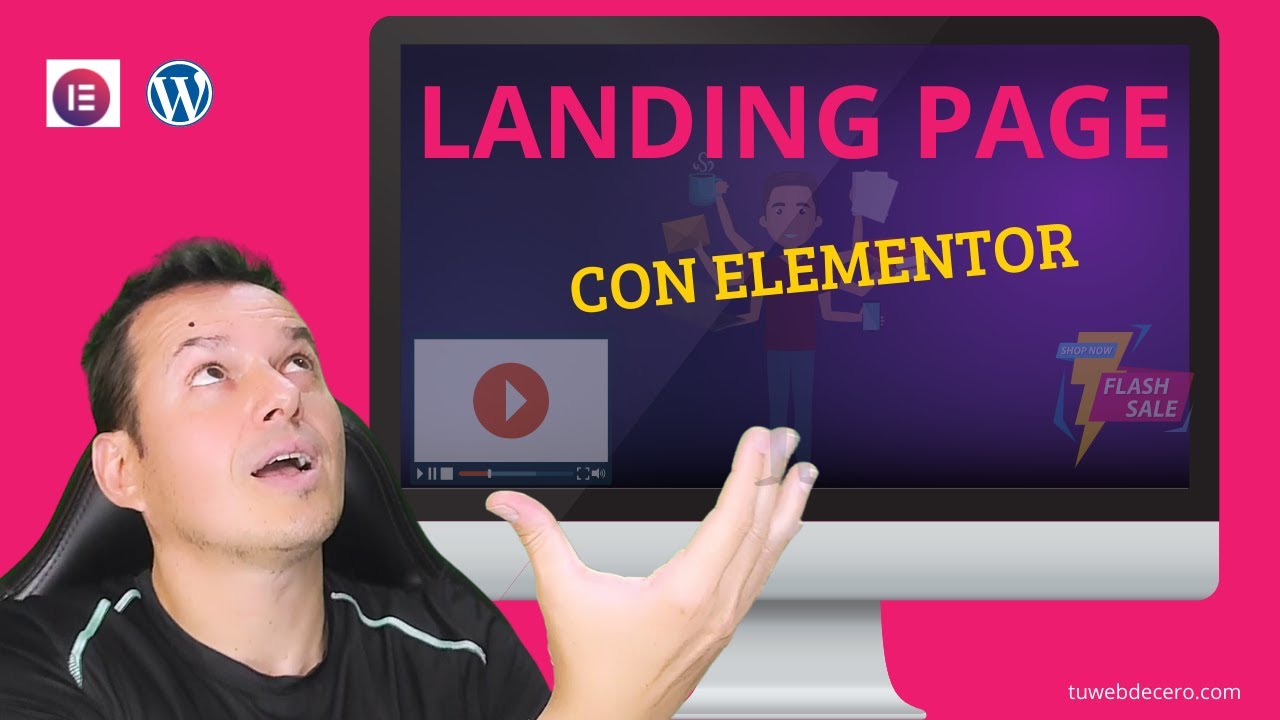 😯 Crear LANDING PAGE en WordPress con ELEMENTOR