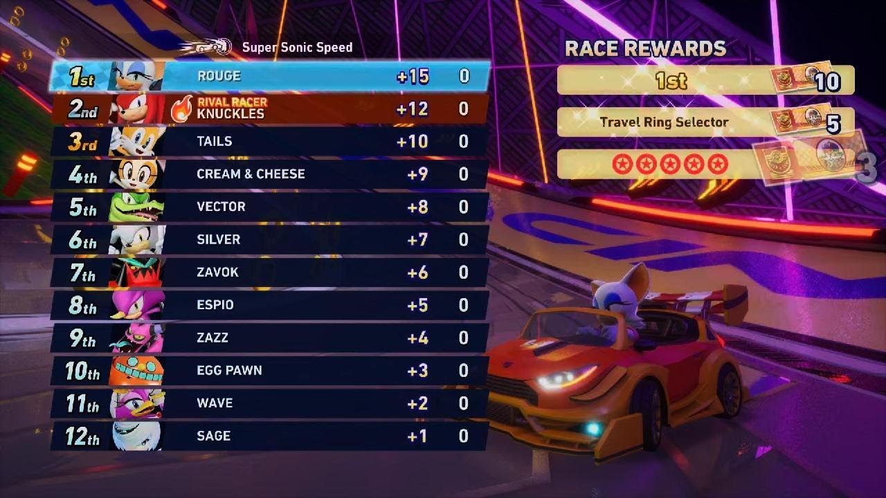Sonic Racing: CrossWorlds Super Sonic Speed