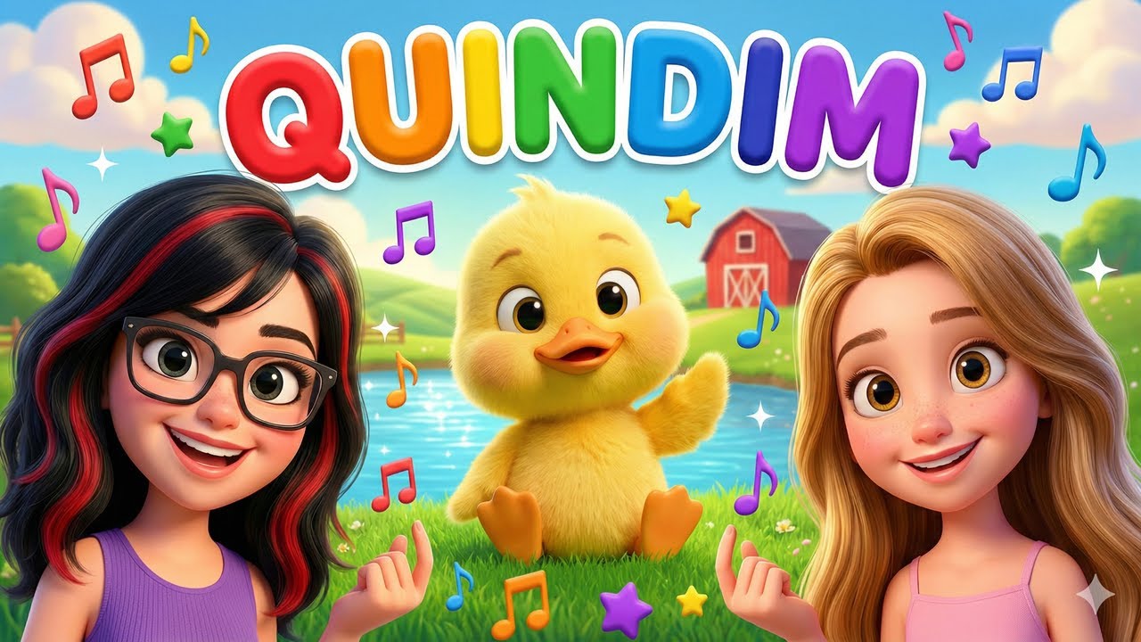 🦆 O Patinho Quindim | Música e Dança Infantil Divertida! 🎵