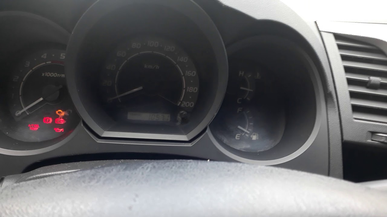 Luz acesa airbag hilux