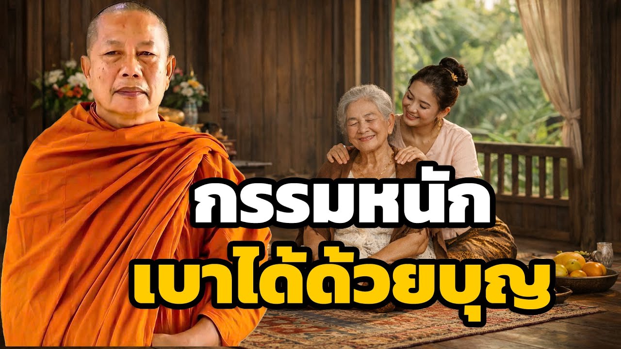 ดูแลบิดามารดา สร้างบุญ ละกรรมหนัก  ธรรมะคลายทุกข์ พระมหาบุญช่วย ปัญญาวชิโร