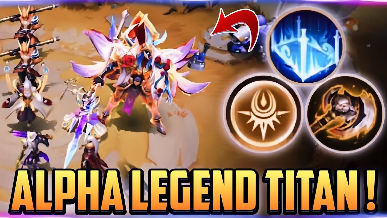 ALPHA LEGEND DOUBLE TITAN ❗ COMBO KUAT MAGIC CHESS GOGO UPDATE TERBARU