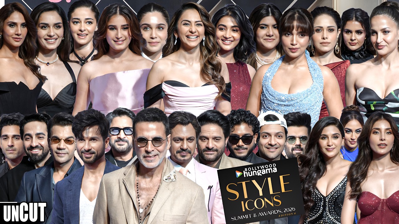 UNCUT - Bollywood Hungama Style Icons Summit & Awards 2026 | Star-studded | Akshay, Shahid, Pooja