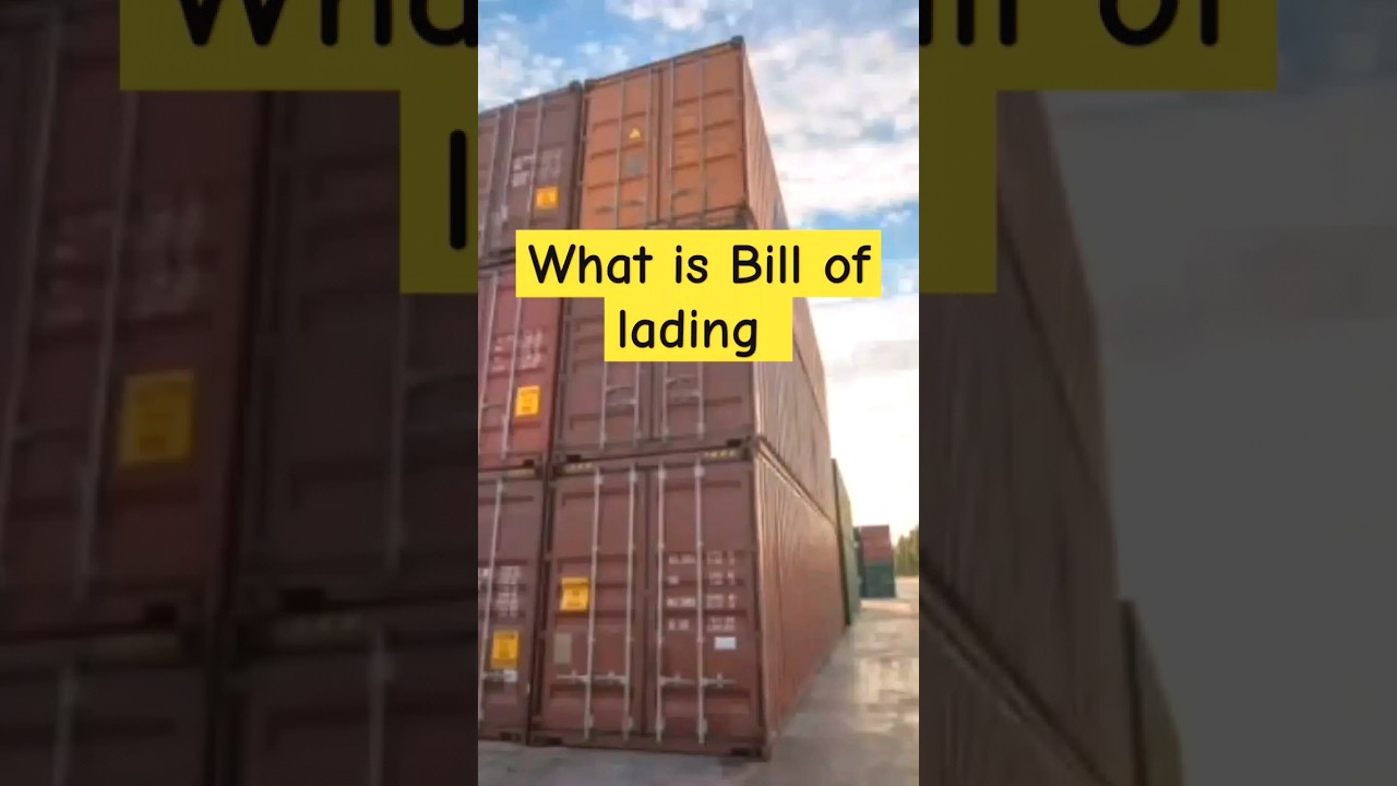 what is Bill of lading #bill of lading #fact
