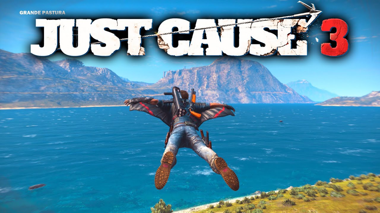 Just Cause 3 : My First Wingsuit Challenge!