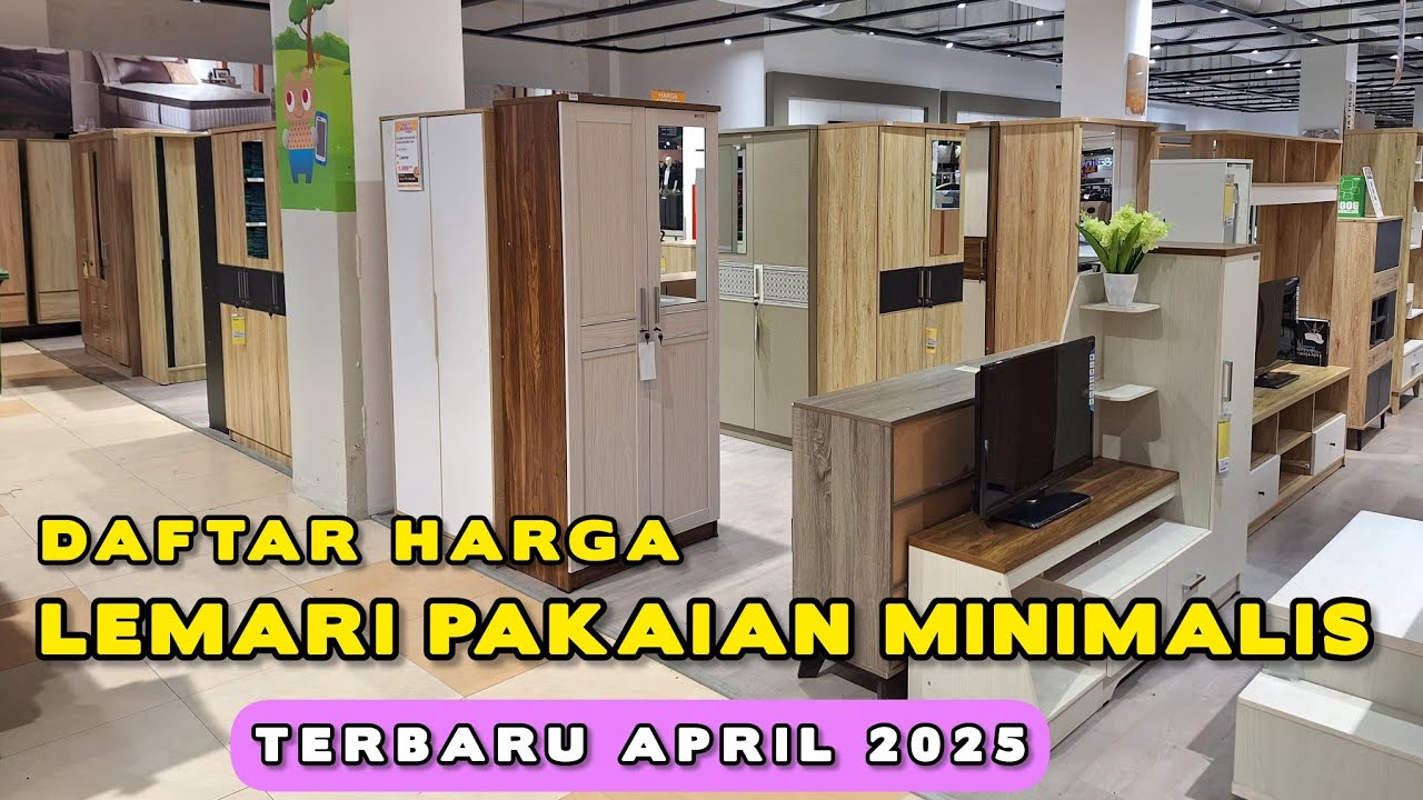 Daftar Harga Lemari Pakaian Minimalis Terbaru April 2025