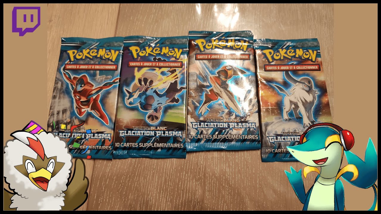 Ouverture de 4 Boosters Pokémon Glaciation Plasma ❄️
