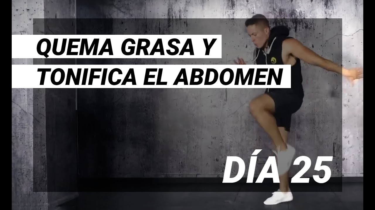 Abdomen definido y marcado - Día 25