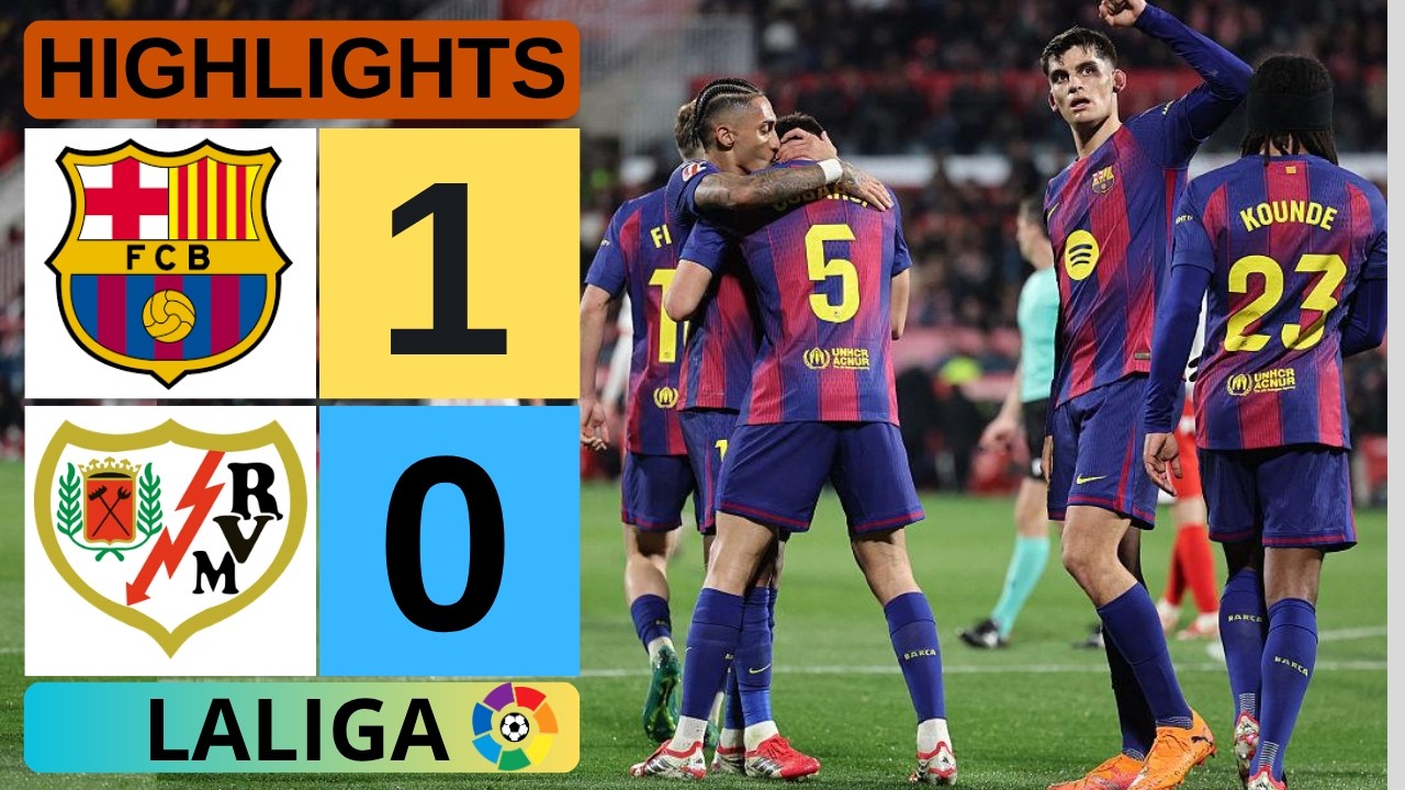 Barcelona 1-0 Rayo Vallecano | HIGHLIGHTS | LaLiga 🔥