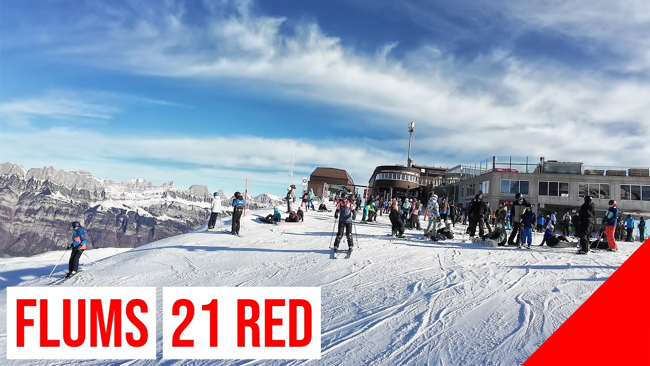 Flumserberg, 21 🔴 RED - ROT (Maschgenkamm - Grueb) #5 🇨🇭
