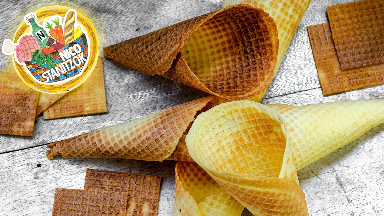 Waffeln - Knusprige Waffelhörnchen und Waffelplatten - HAselNUssTAfeln Teil 3
