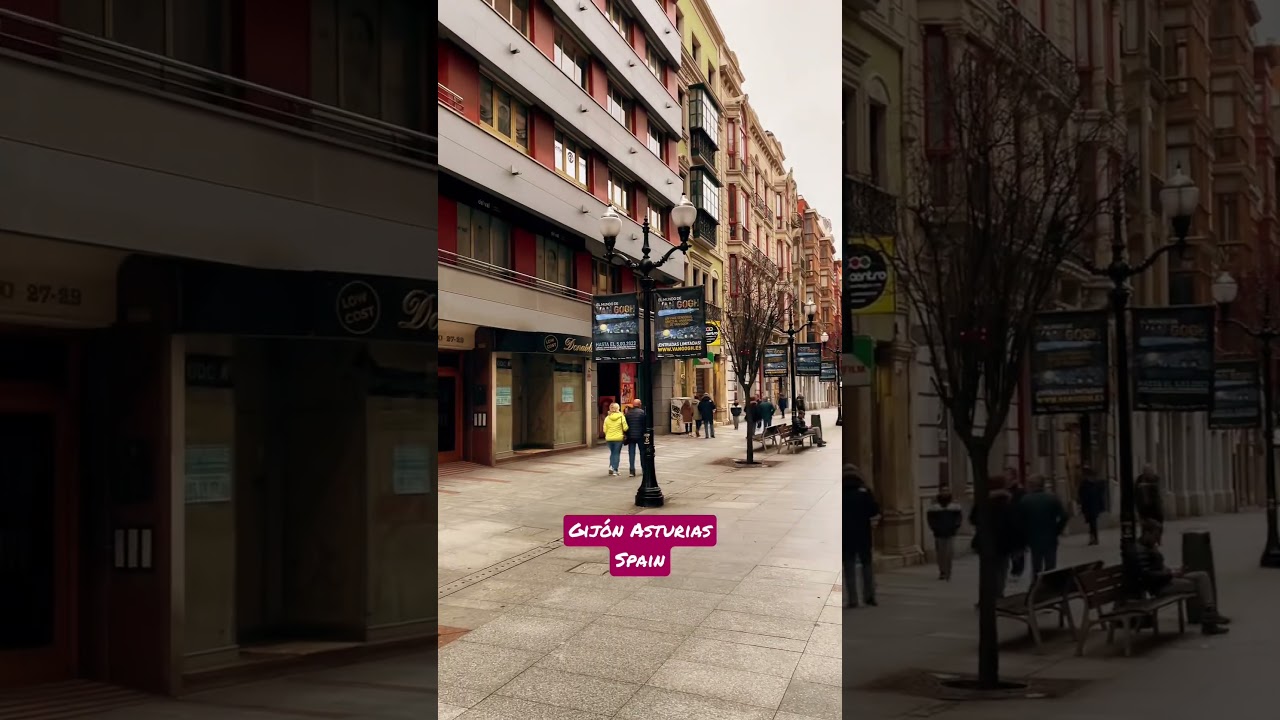 Walking Around Gij&oacute;n Asturias - Spain