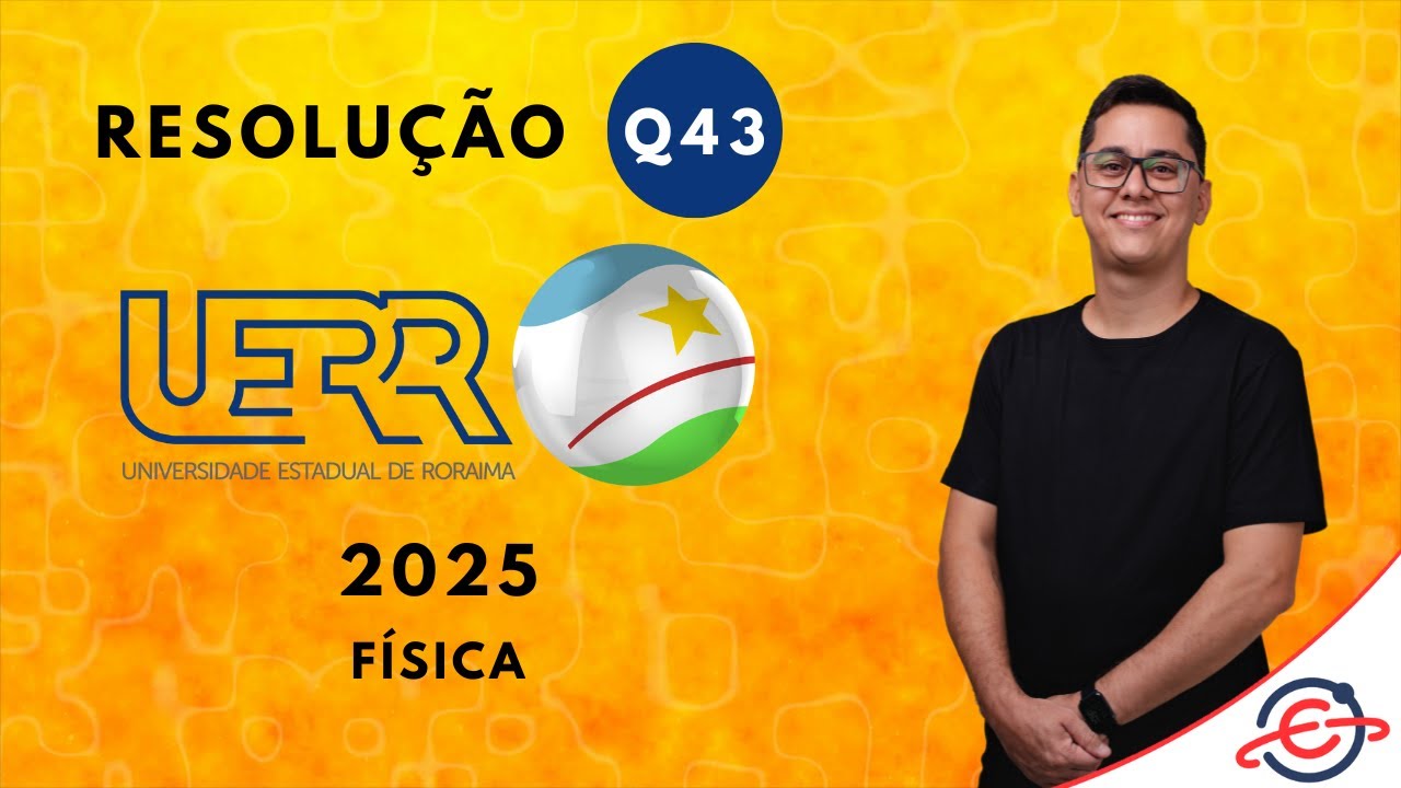 UERR 2025 - Física - Q. 43 | Raios luminosos se propagam horizontalmente | Profº Wlad Parente