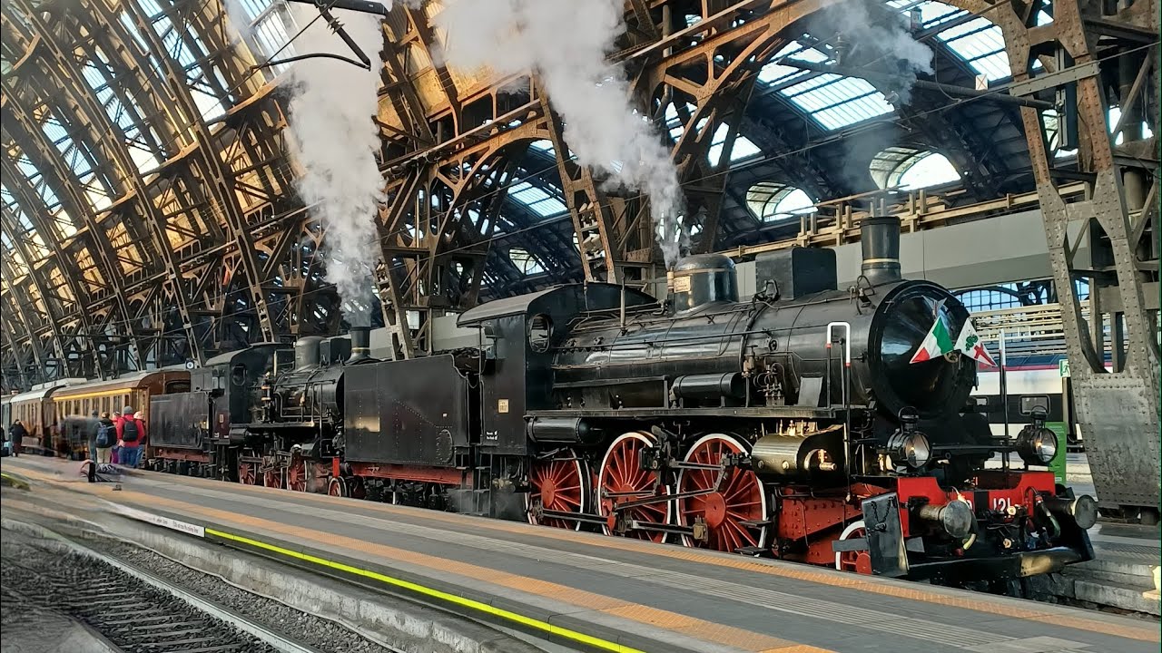 LOCOMOTIVE A VAPORE per L'ULTIMO GIORNO DELLA STAZIONE di MILANO PORTA GENOVA [1870 - 2025]