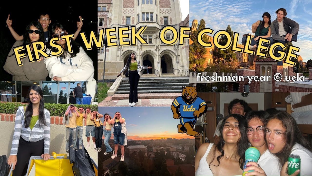 FIRST WEEK OF COLLEGE VLOG @ UCLA (freshman year!)