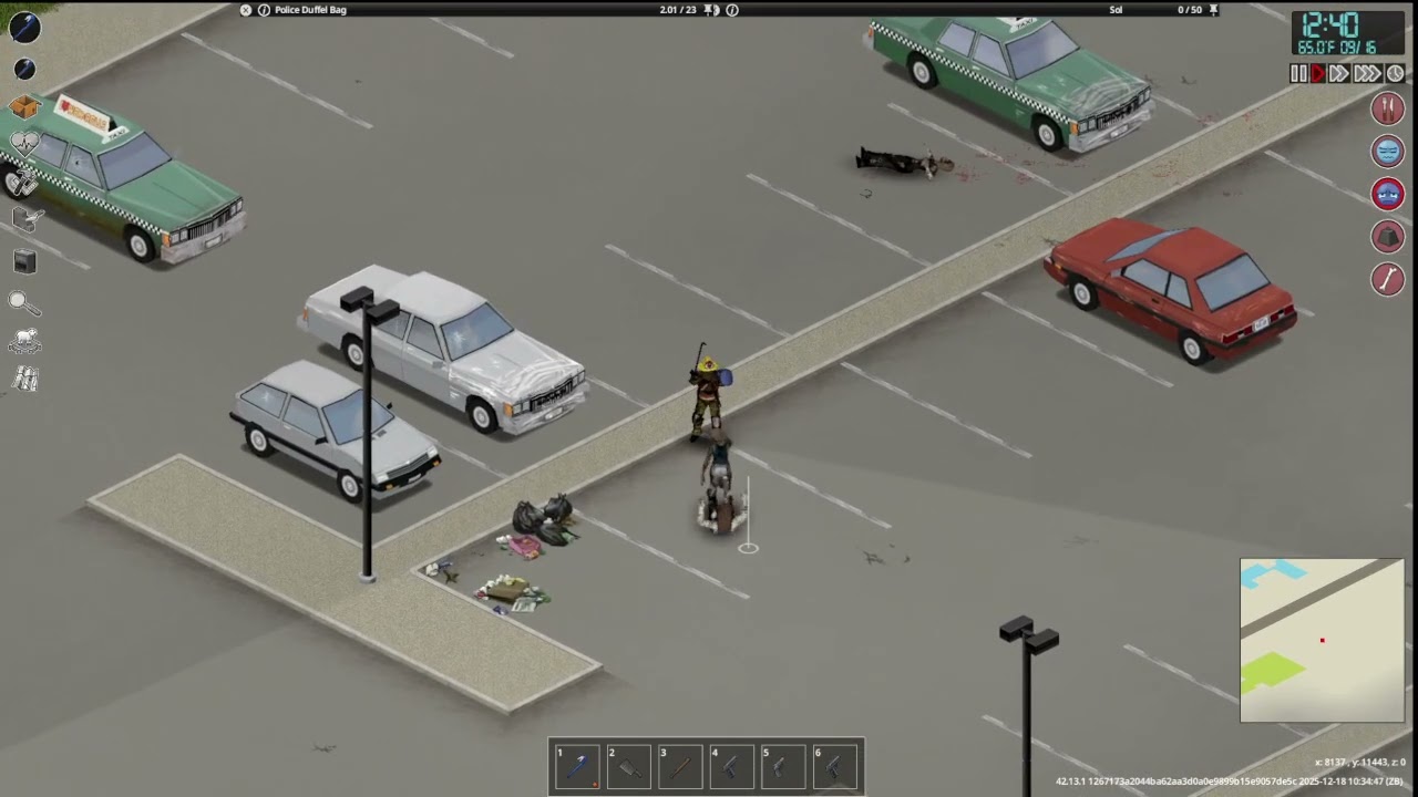 Project zomboid : ep 16 le caddie plein a ras