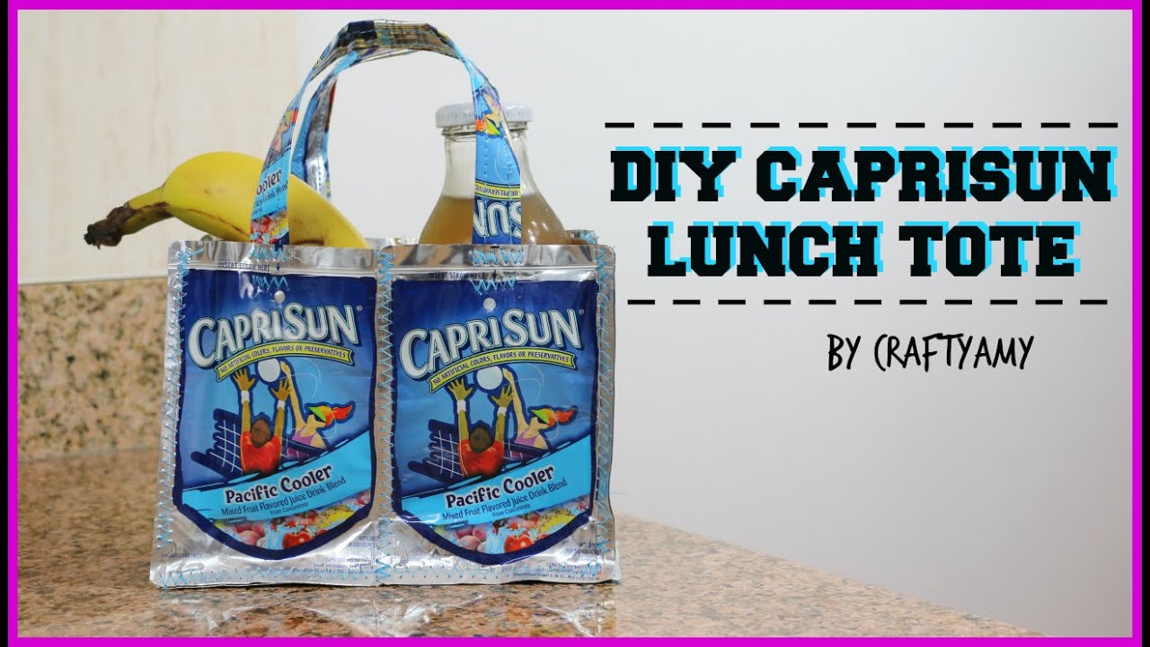 DIY Caprisun Lunch Tote