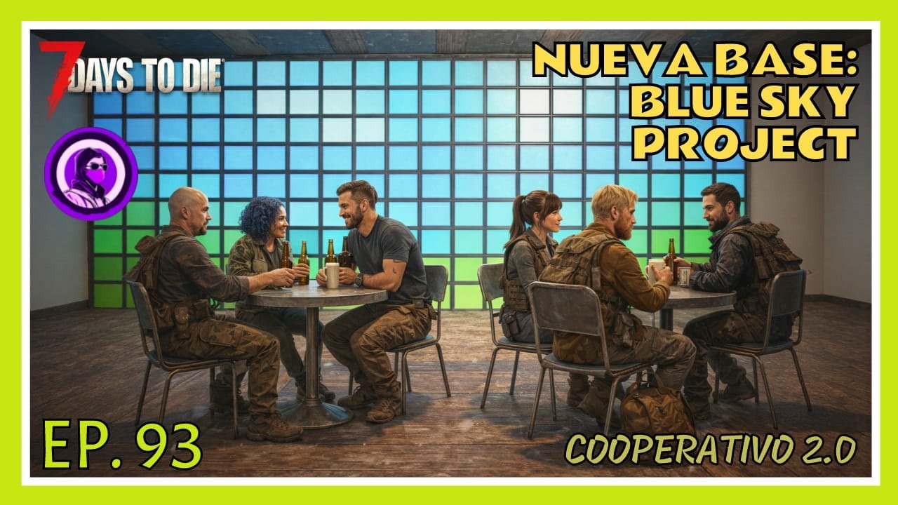 NUEVA BASE: BLUE SKY PROJECT - 7 days to die 2.0 - COOPERATIVO - Episodio 93