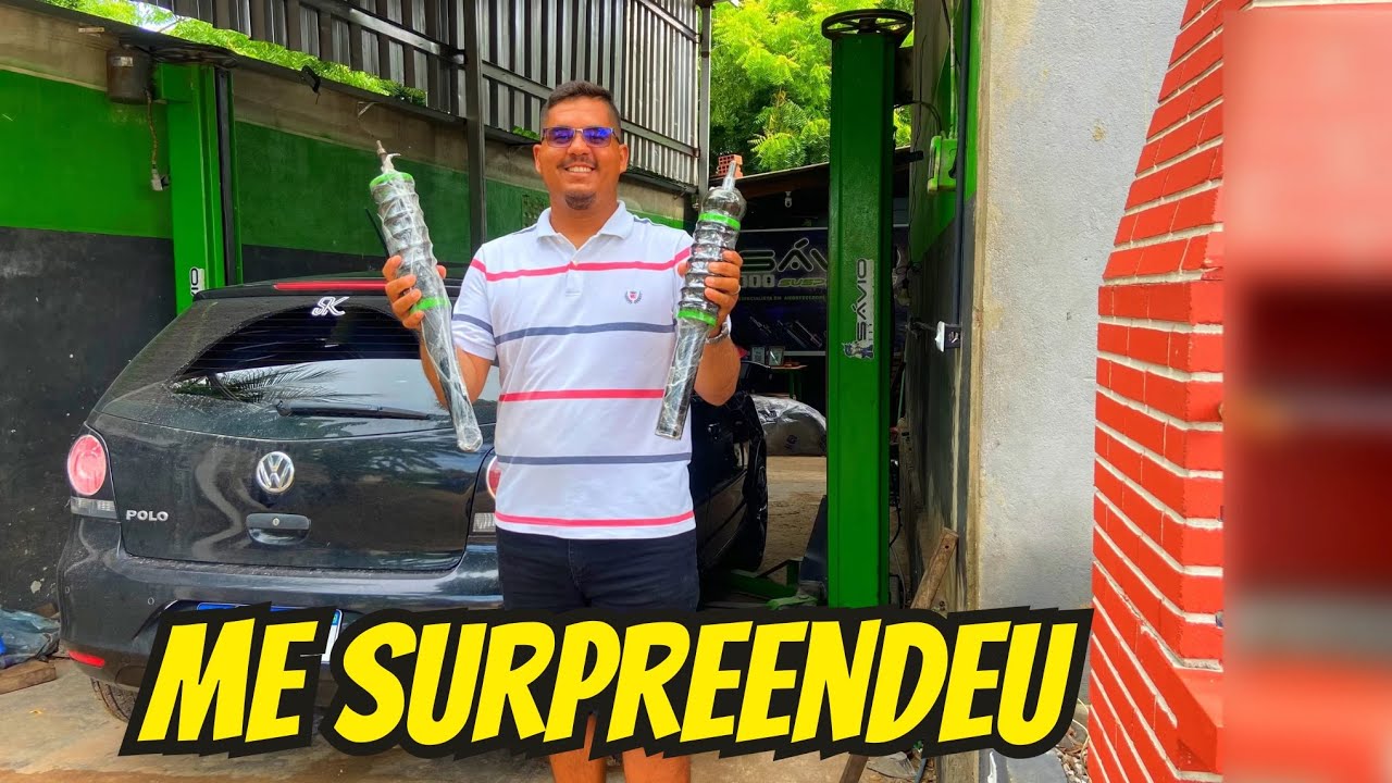 MONTEI A SUSPENSÃO DE ROSCA SLIM NO POLO HATCH 9n4 | COMO FICOU O CONFORTO ? | @arturgamayt