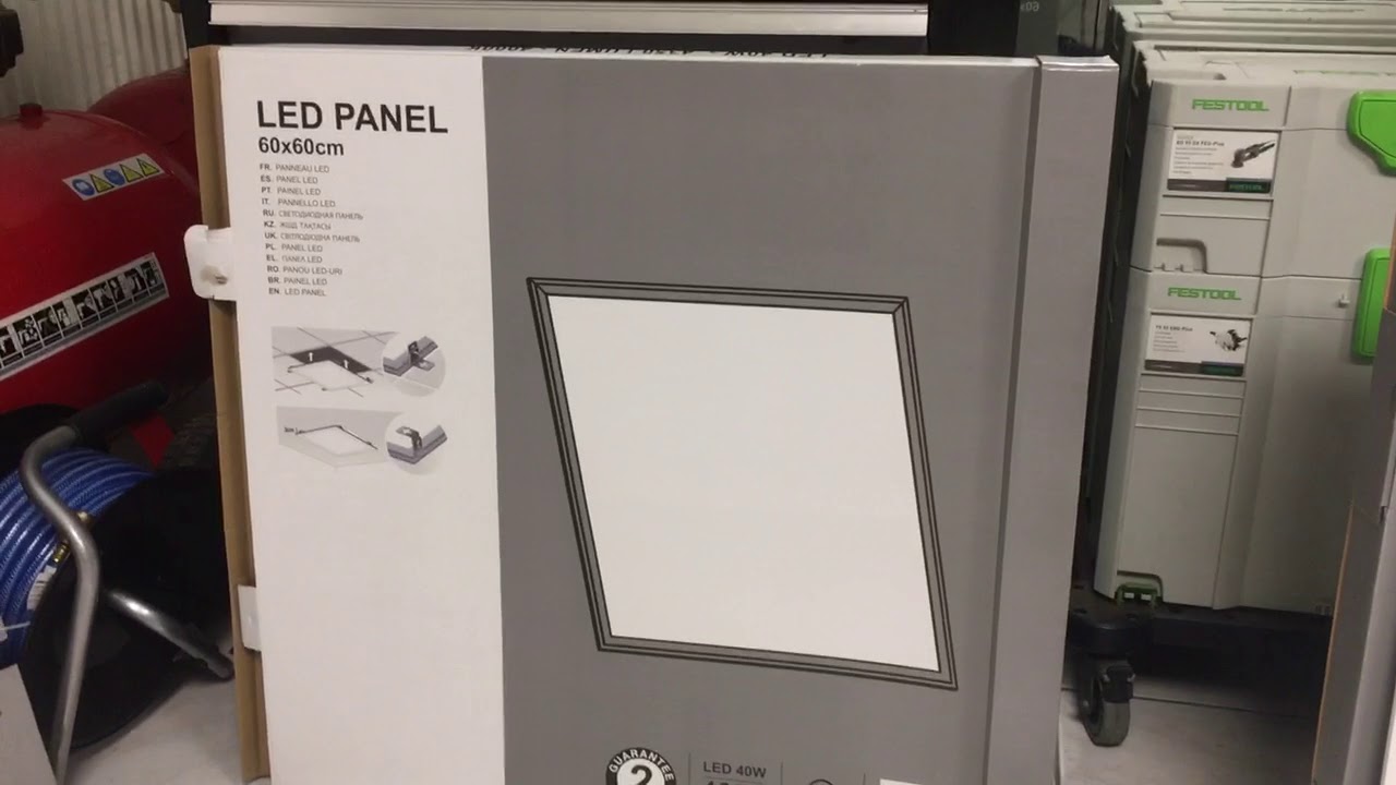 Installation eclairage panneau led leroy merlin premier prix au sous sol en 60x60