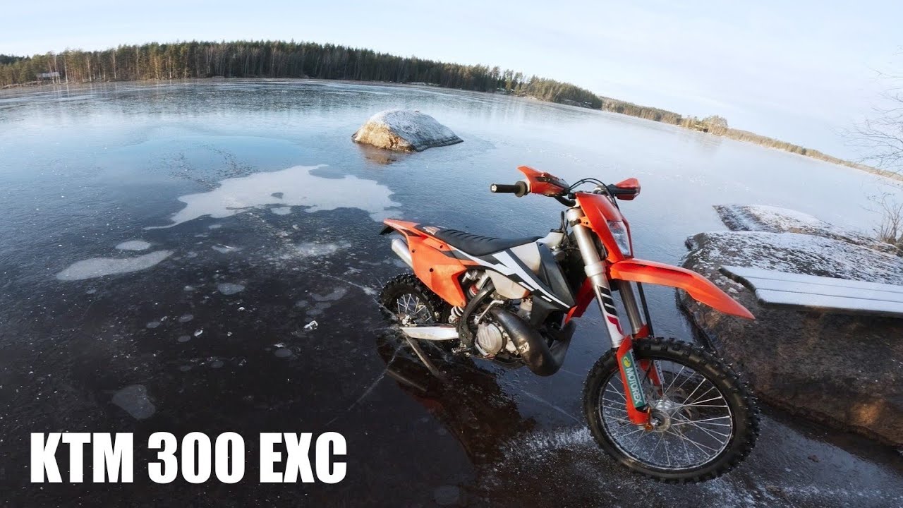 FINALLY SNOW - KTM 300 EXC