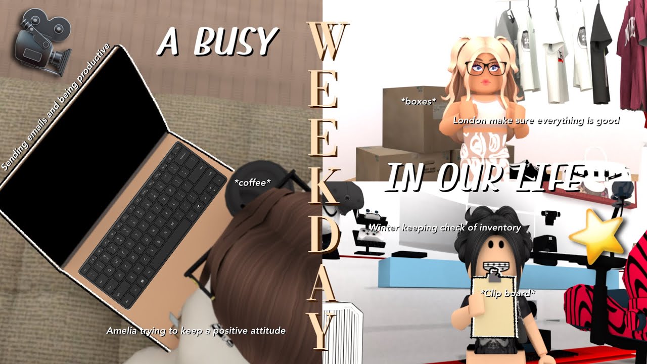 A BUSY Weekday In Our Life!!|Bloxburg Roblox Family Roleplays|w/voices