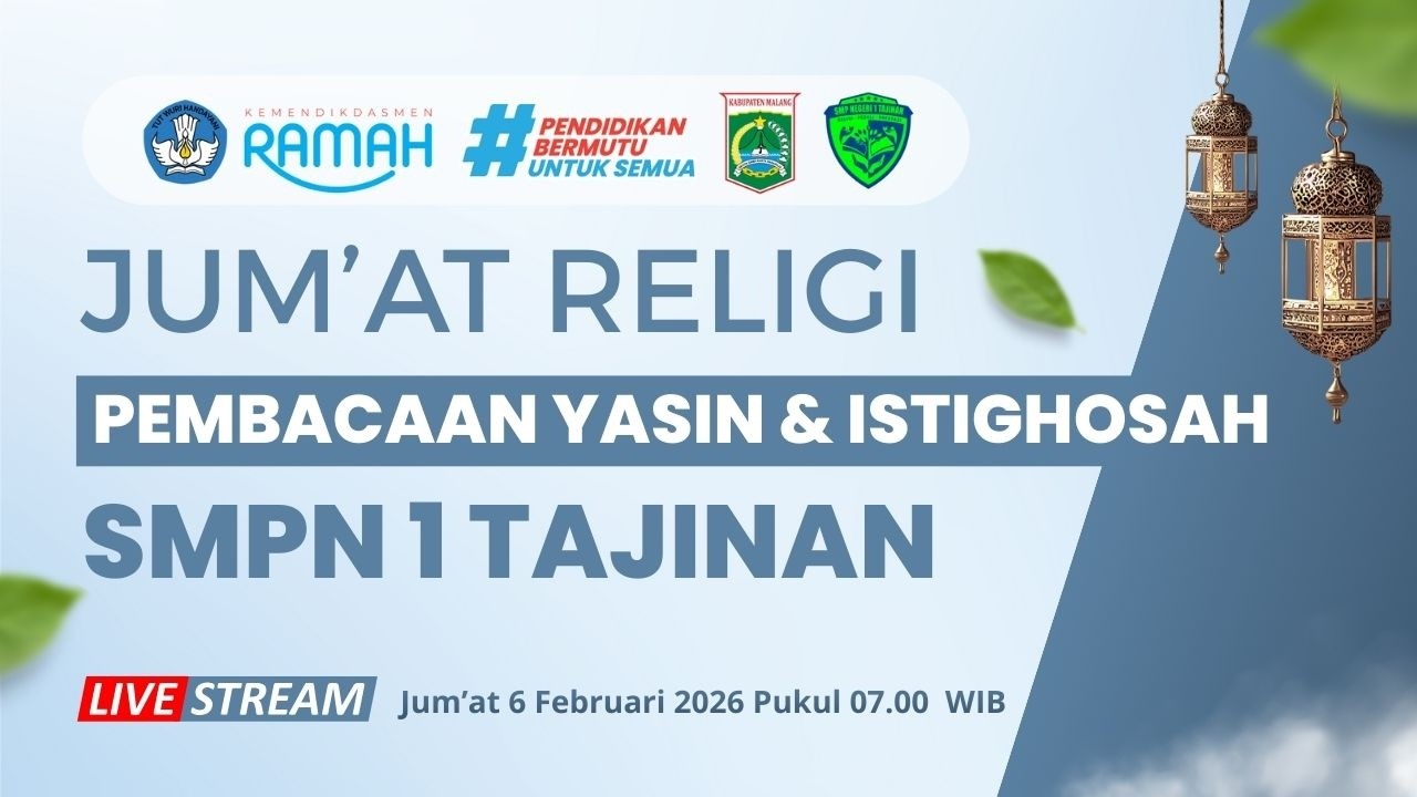 JUM'AT  RELIGI PEMBACAAN YASIN DAN ISTIGHOSAH