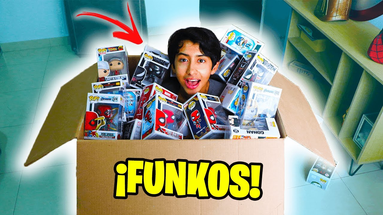 ¡MI CAJA GIGANTE DE FUNKO POPS! - IVANSPIDEY