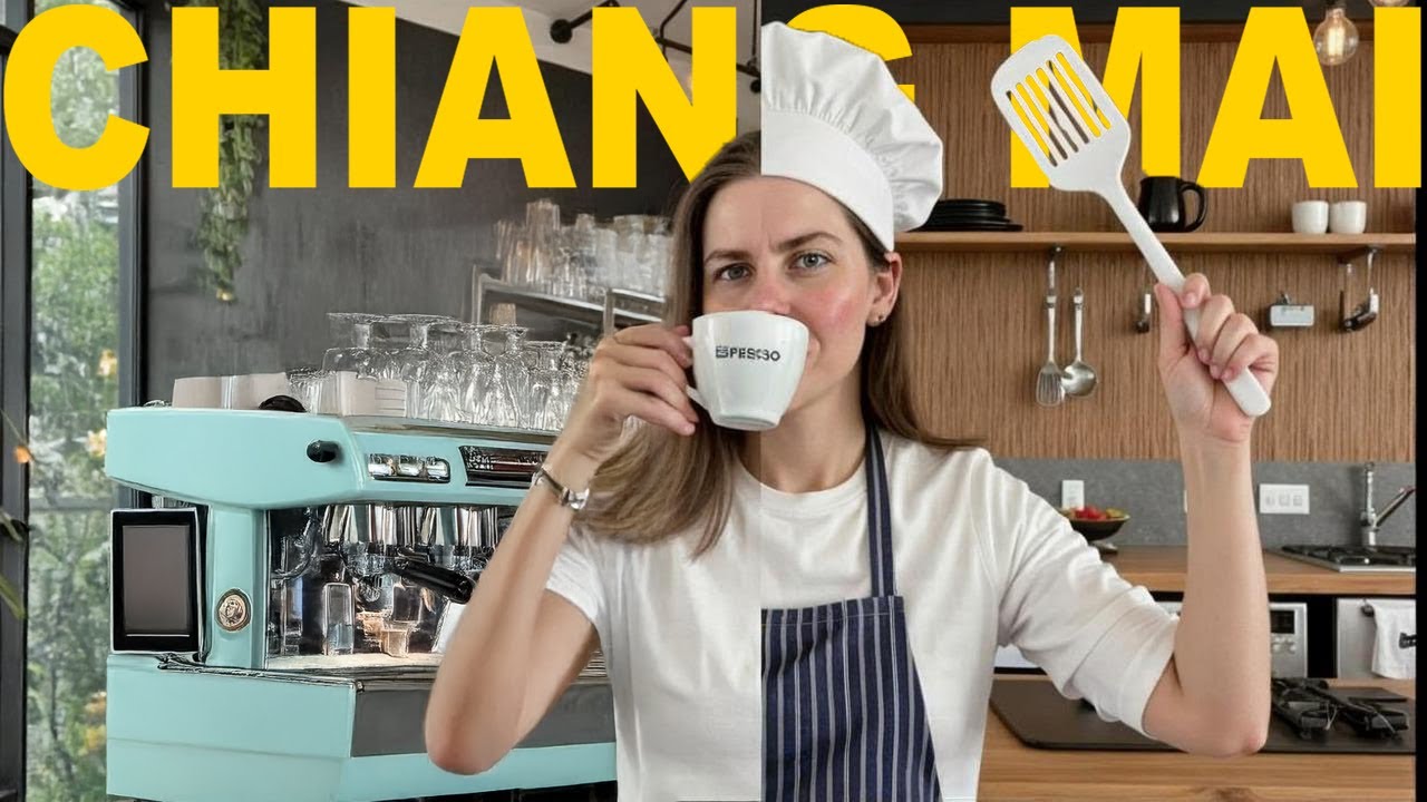 We Explored Chiang Mai’s BEST Cafes & Tried a Cooking Class! 🇹🇭
